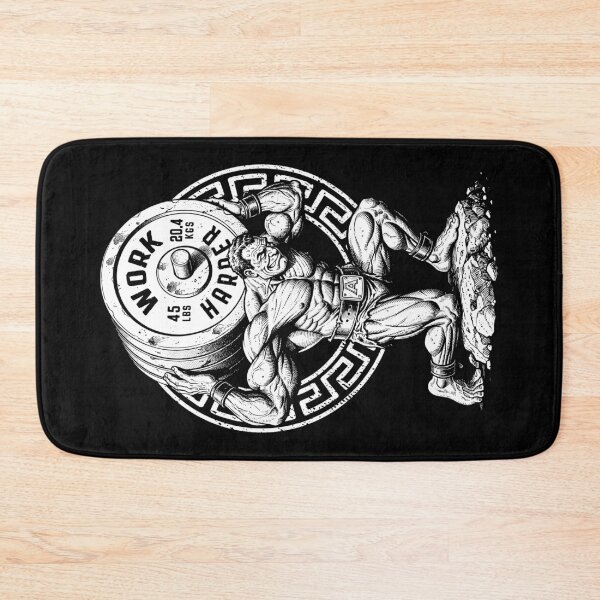 Item preview, Bodybuilder Greek God Gym Work Harder Funny Workout Muscle designed and sold by GrandeDuc.