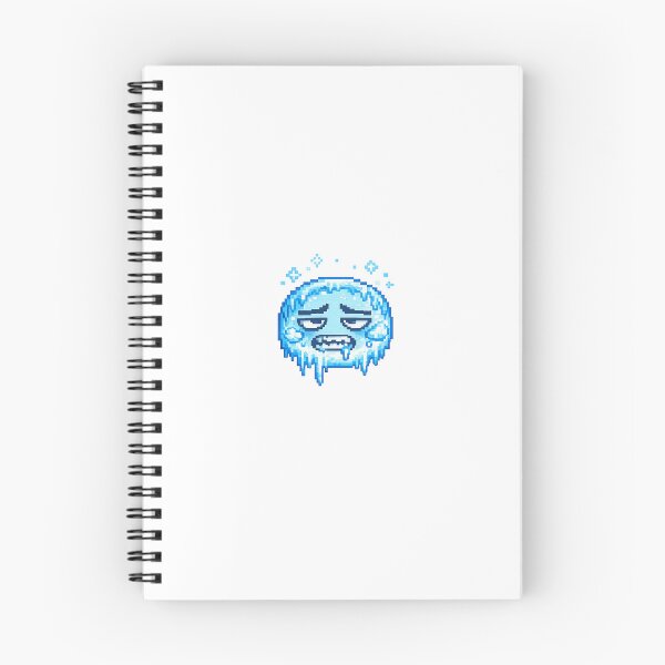 Item preview, Cold Pixel Emoji – Retro 8 Bit Freezing Reaction Sticker designed and sold by ANiyati.