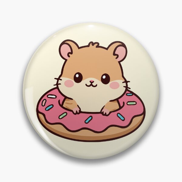 Item preview, Sprinkled Hamster Donut Sticker Sheet - Tee designed and sold by RedStreamStudio.