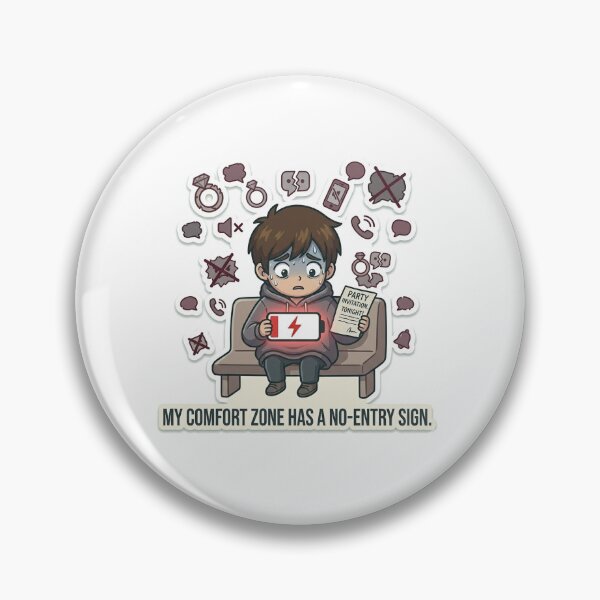 Item preview, My Comfort Zone Has A No Entry Sign designed and sold by IntrovertEngineer11.