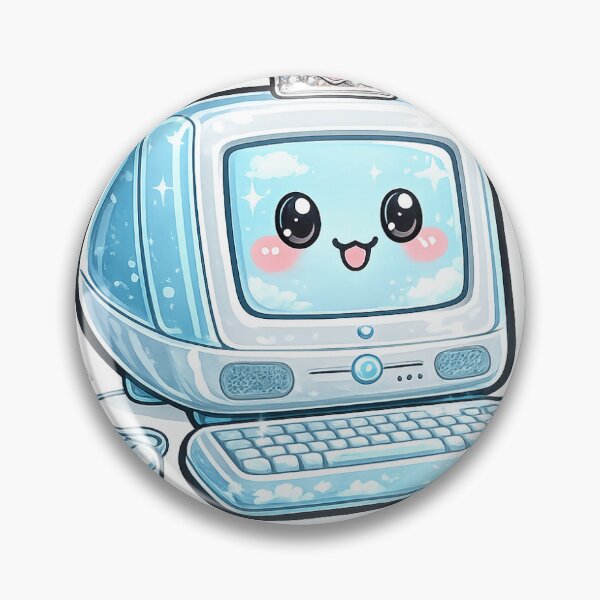 Artikelvorschau, Kawaii Y2K Computeraufkleber entworfen und verkauft von reeeezcreates.