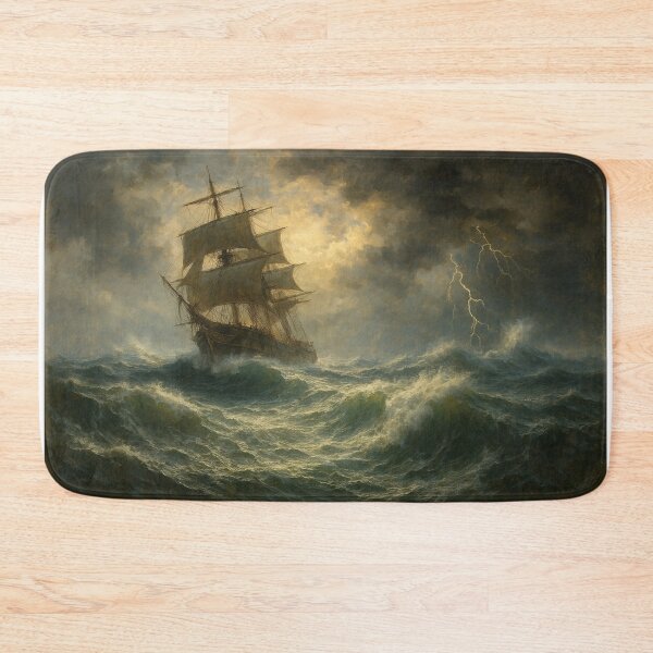 Item preview, Stormy Sea with Sailing Ship designed and sold by James DeFazio.