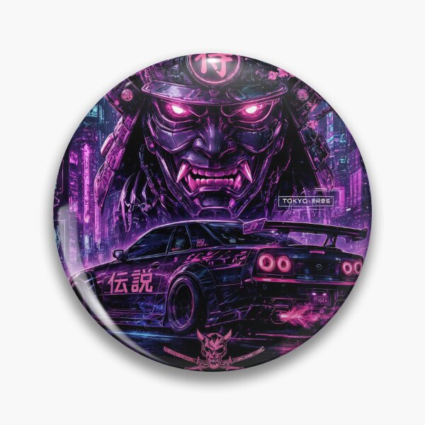 Item preview, Cyberpunk Samurai JDM Drift Car Neon Synthwave Aesthetic designed and sold by Tommyalex10.