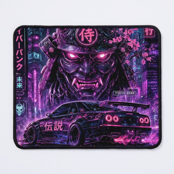 Item preview, Cyberpunk Samurai JDM Drift Car Neon Synthwave Aesthetic designed and sold by Tommyalex10.
