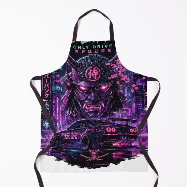 Item preview, Cyberpunk Samurai JDM Drift Car Neon Synthwave Aesthetic designed and sold by Tommyalex10.