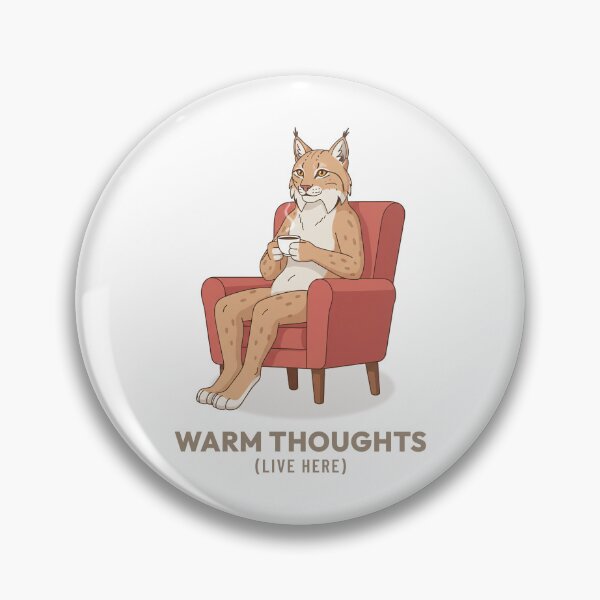 Item preview, Vintage Lynx Drinking Coffee Slow Living Illustration designed and sold by Cozy Vintage Animal.