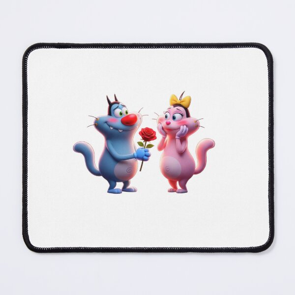Item preview, Cute Cartoon Cat Couple Love Sticker PNG | Romantic Funny Cat Sticker | Adorable Couple Cartoon Design designed and sold by ashwin131.