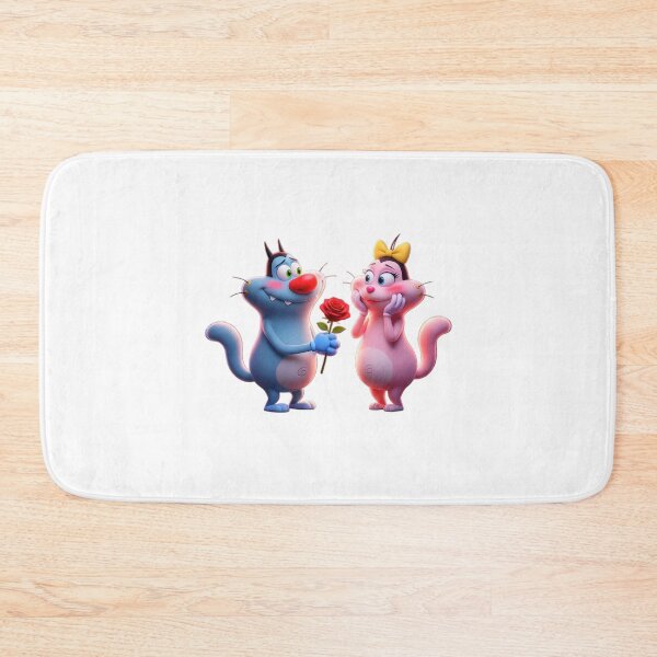 Item preview, Cute Cartoon Cat Couple Love Sticker PNG | Romantic Funny Cat Sticker | Adorable Couple Cartoon Design designed and sold by ashwin131.