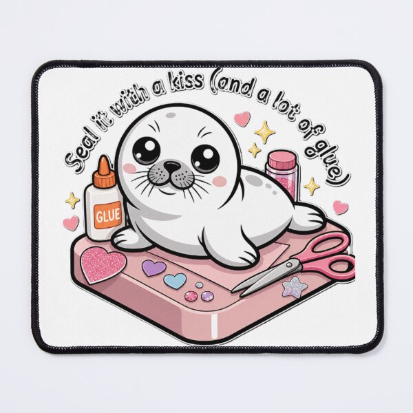 Item preview, Seal It With A Kiss (And A Lot Of Glue) designed and sold by Boysmom21.