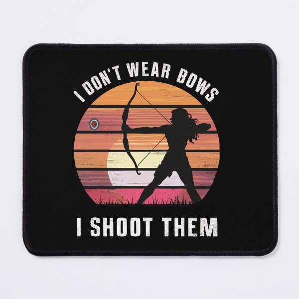 Item preview, I Shoot Them Bow Humor designed and sold by SiarheiYur.