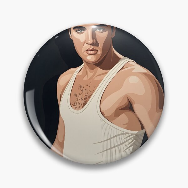 Item preview, Elvis Presley Vector Illustration Potrait designed and sold by Boruto1231.