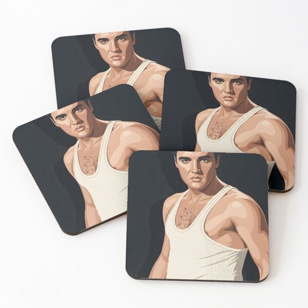 Item preview, Elvis Presley Vector Illustration Potrait designed and sold by Boruto1231.