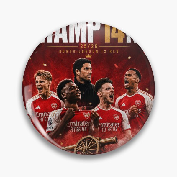 Item preview, Arsenal Premier League Champions 2025/26 designed and sold by brkvdesign.
