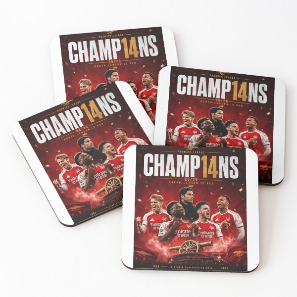 Item preview, Arsenal Premier League Champions 2025/26 designed and sold by brkvdesign.