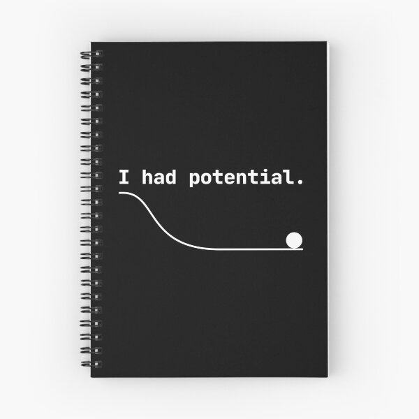 Item preview, I Had Potential 2(white text) designed and sold by muskitt.