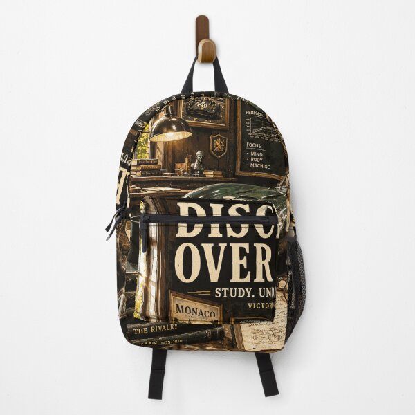 Item preview, Discipline Over Talent Dark Academia Motorsport Vintage Racing designed and sold by Dusk & Dawn Apparel.