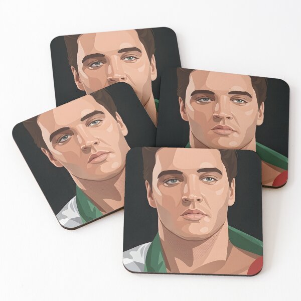 Item preview, Elvis Presley Vector Illustration Potrait designed and sold by Boruto1231.