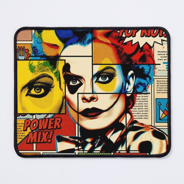 Item preview, Pop Art Graphic Woman Portrait Circus Colorful Festival designed and sold by G-M-Designs.