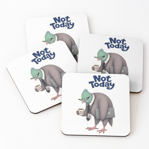Item preview, Not Today Office Pigeon Funny Work Mood designed and sold by FaliushART.