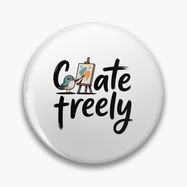 Item preview, Create Freely Bird Artist Logo designed and sold by AbanoubStore.