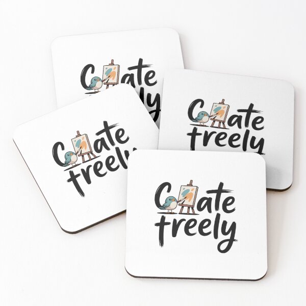 Item preview, Create Freely Bird Artist Logo designed and sold by AbanoubStore.