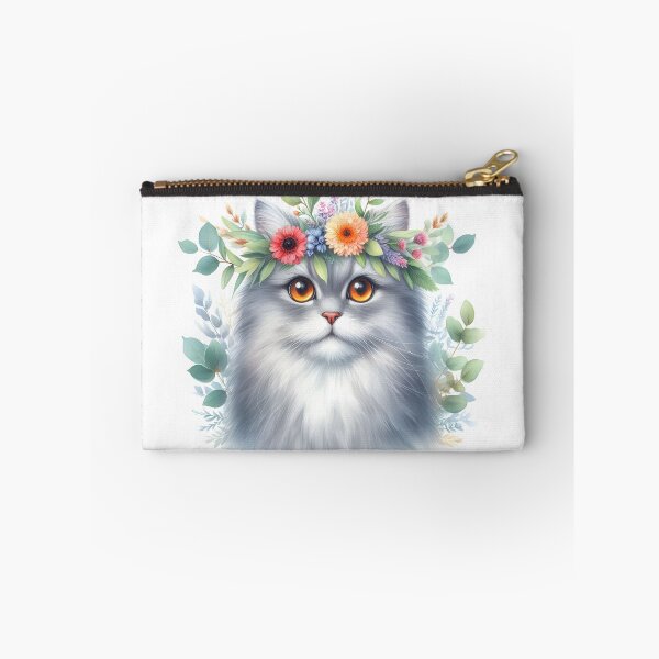 Item preview, Magical cat with crown of bright flowers designed and sold by davidromapixel.