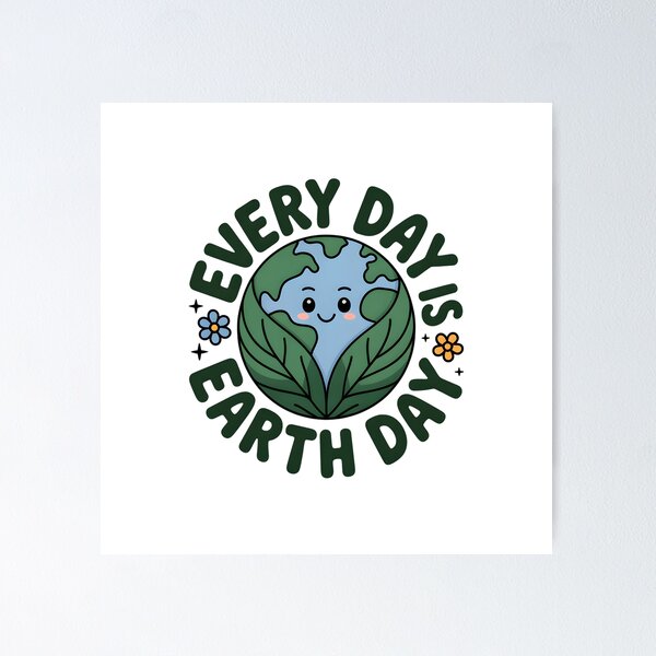 Item preview, Every Day Is Earth Day designed and sold by AbanoubStore.