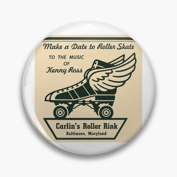 Item preview, Carlins Roller Rink Baltimore Maryland Roller Skating Rink Sticker Decal Label Design 5 designed and sold by tislord.