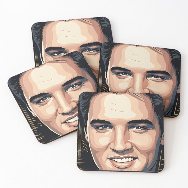Item preview, Elvis Presley Vector Illustration Potrait designed and sold by Boruto1231.