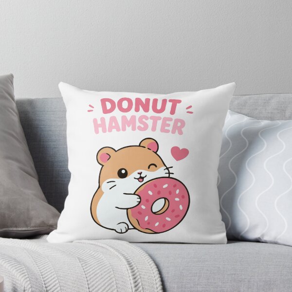 Item preview, Timid Hamster Donut Sticker Variant - Tee designed and sold by RedStreamStudio.