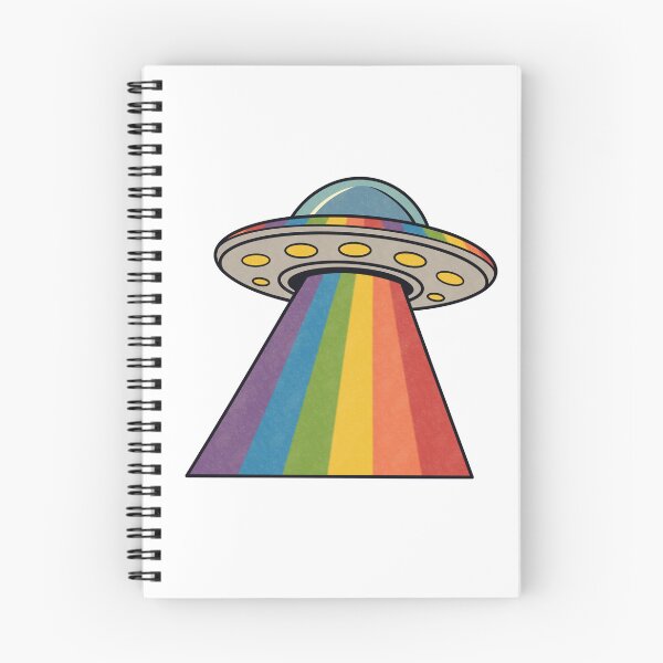 Item preview, UFO with Rainbow Beam Pride designed and sold by Anne97s.