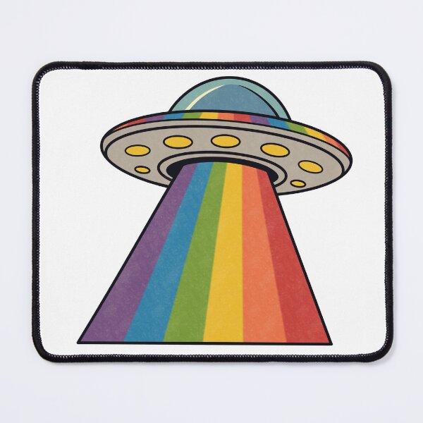 Item preview, UFO with Rainbow Beam Pride designed and sold by Anne97s.