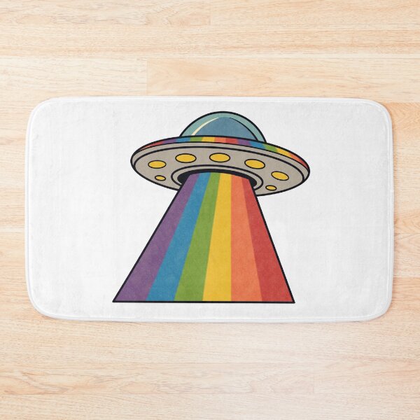 Item preview, UFO with Rainbow Beam Pride designed and sold by Anne97s.