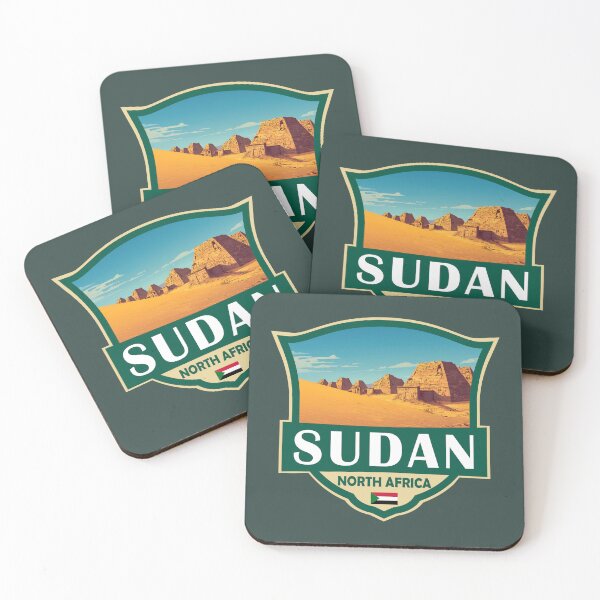 Item preview, Sudan Illustration Retro Badge designed and sold by KrisSidDesigns.