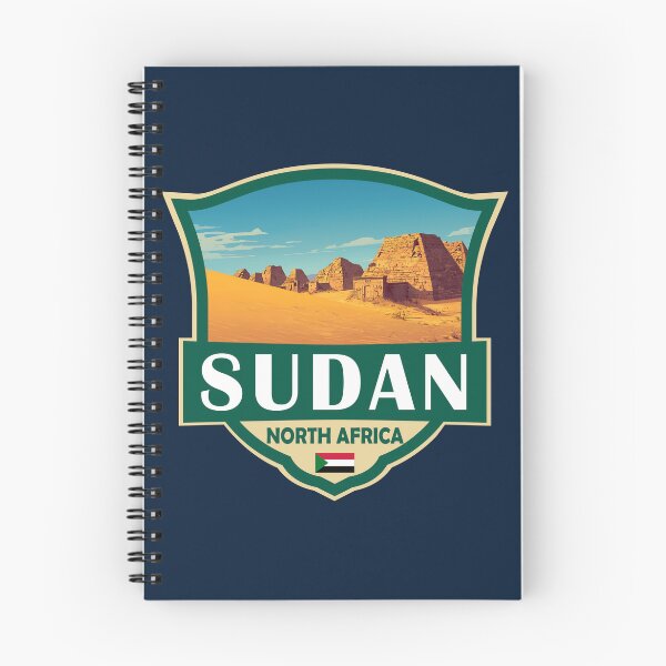 Item preview, Sudan Illustration Retro Badge designed and sold by KrisSidDesigns.
