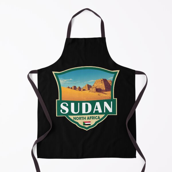 Item preview, Sudan Illustration Retro Badge designed and sold by KrisSidDesigns.