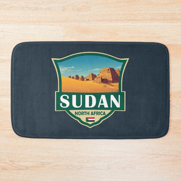 Item preview, Sudan Illustration Retro Badge designed and sold by KrisSidDesigns.