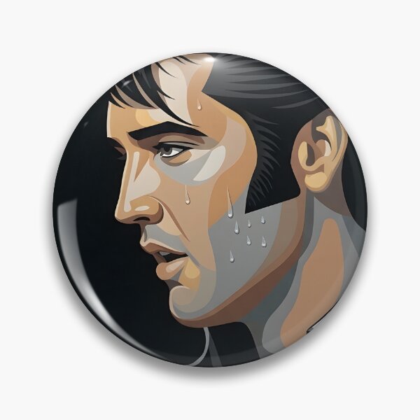 Item preview, Elvis Presley Vector Illustration Potrait designed and sold by Boruto1231.