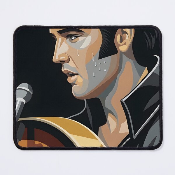 Item preview, Elvis Presley Vector Illustration Potrait designed and sold by Boruto1231.