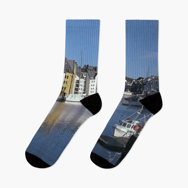 Item preview, Alesund Cityscape, Art Nouveau Reflections in Brosundet Norway designed and sold by Martyn R Arnold Fine Art Nature & Landscape Photography.