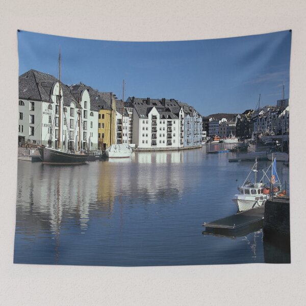 Item preview, Alesund Cityscape, Art Nouveau Reflections in Brosundet Norway designed and sold by Martyn R Arnold Fine Art Nature & Landscape Photography.