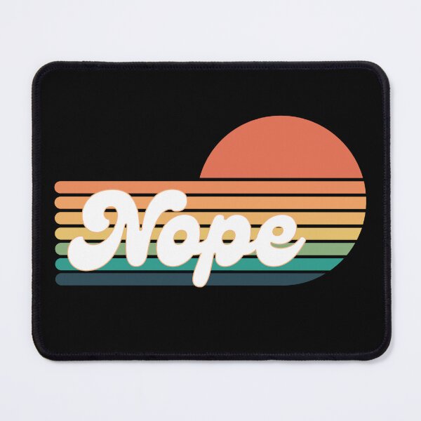 Item preview, Nope retro sunrise sunset funny contrast designed and sold by glowvim.