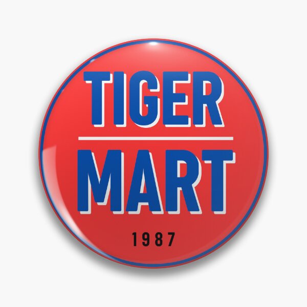 Item preview, Retro Tiger Mart Logo | Fictional Corner Store Shirt designed and sold by ConcreteCanary.