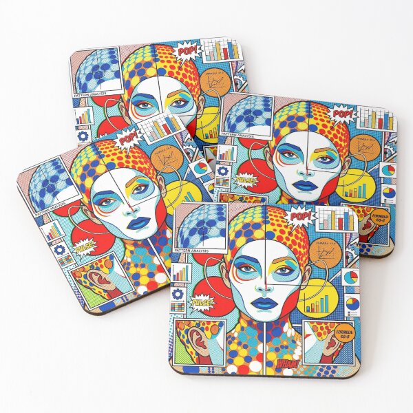 Item preview, Pop Art Graphic Woman Portrait Colorful Festival designed and sold by G-M-Designs.