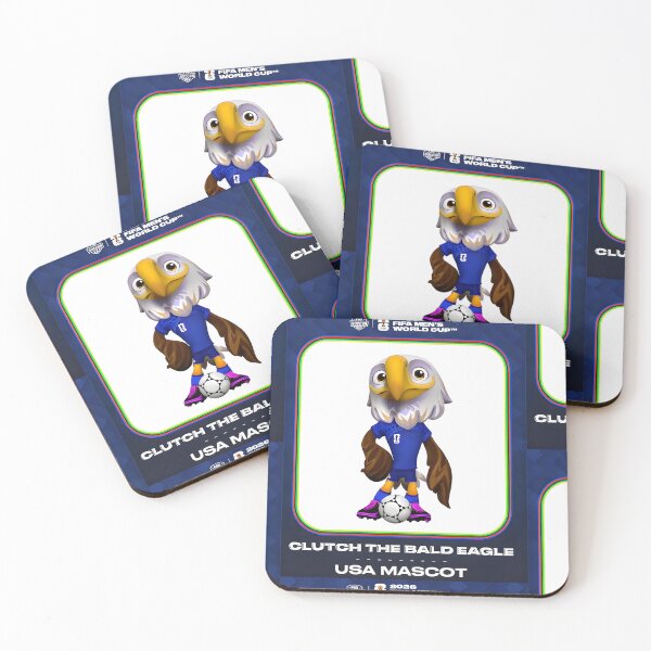 Item preview, 2026 USA Soccer Mascot –  Clutch the Bald Eagle designed and sold by Abeshinobi.