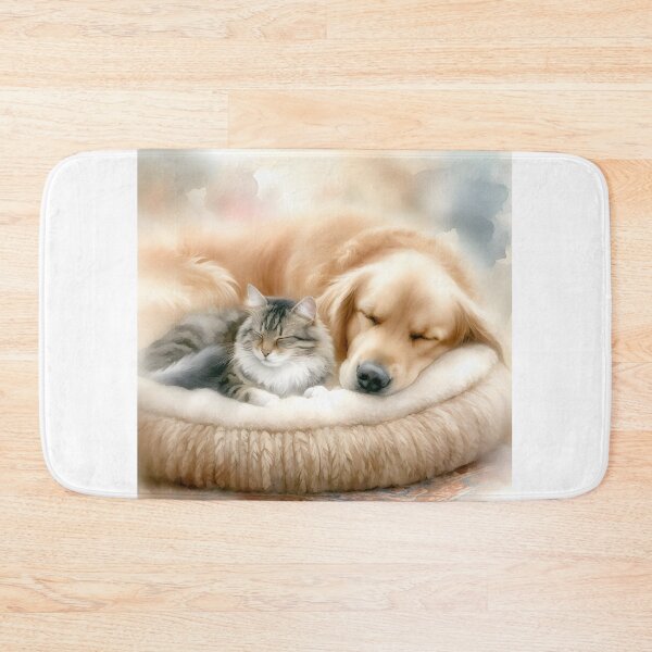 Item preview, Shared dream - Dog and cat united designed and sold by davidromapixel.