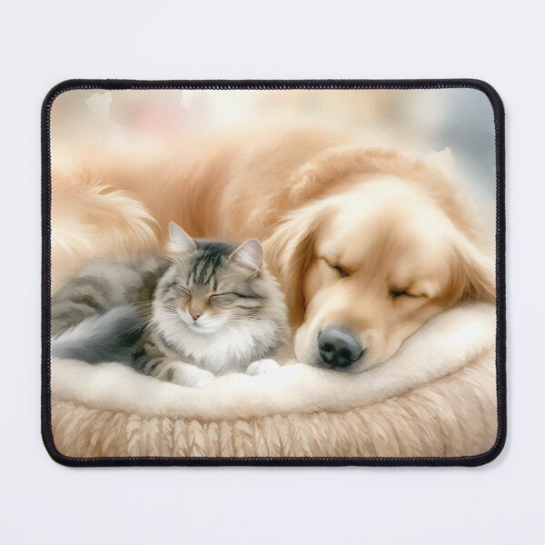 Item preview, Shared dream - Dog and cat united designed and sold by davidromapixel.