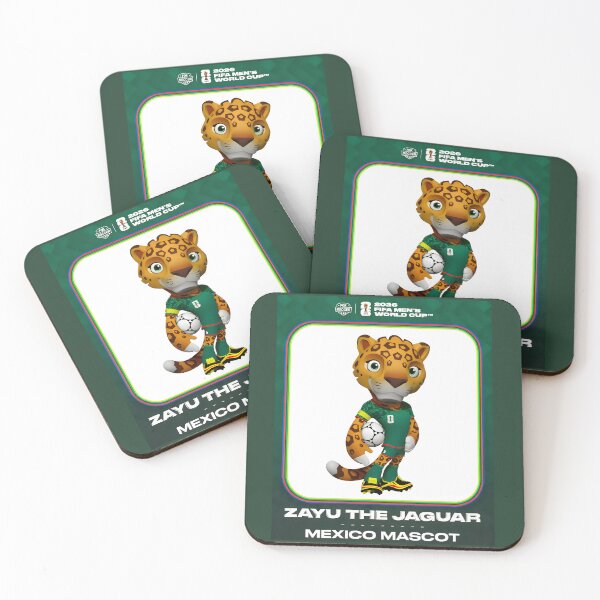 Item preview, 2026 Mexican Soccer Mascot – Zayu the Jaguar designed and sold by Abeshinobi.