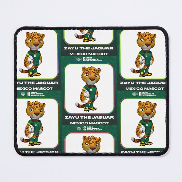 Item preview, 2026 Mexican Soccer Mascot – Zayu the Jaguar designed and sold by Abeshinobi.