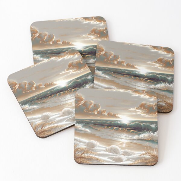 Item preview, Coastal Seashells at Sunset designed and sold by MargaretWiktor.
